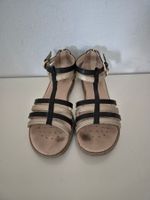 Geox Sandalen, Grösse 36, Gold/Schwarz