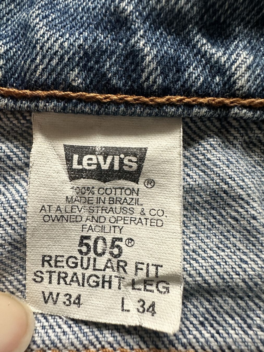 Jeans: Vintage Levis 505 Jeans Gr. 34x34 – Gebraucht aus Luzern von nnamfuak 4