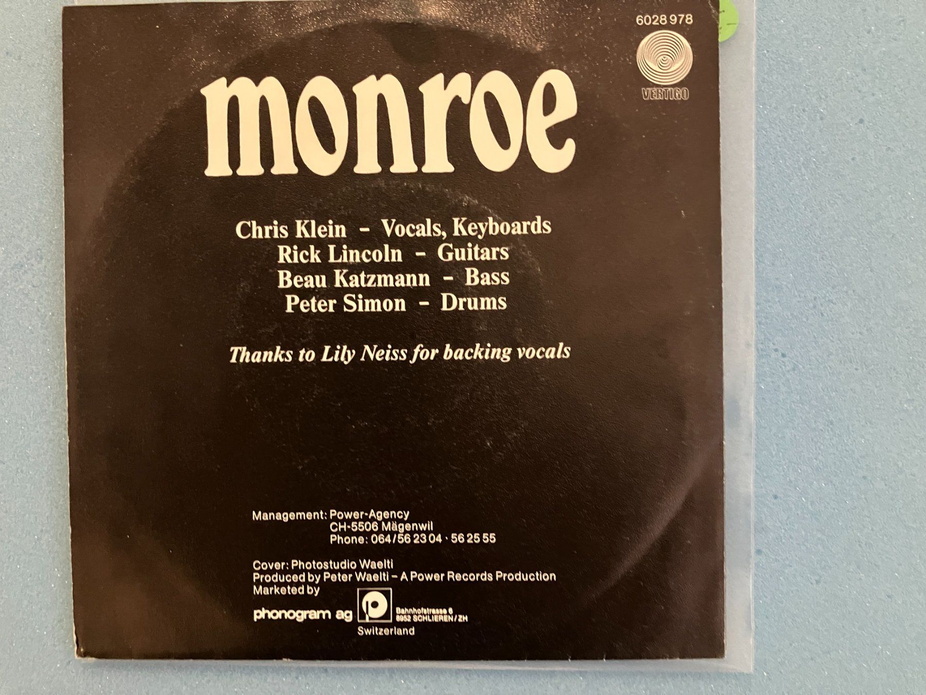 Dischi in vinile: Monroe – Usato da Aarwangen venduto da Jukebox3 2