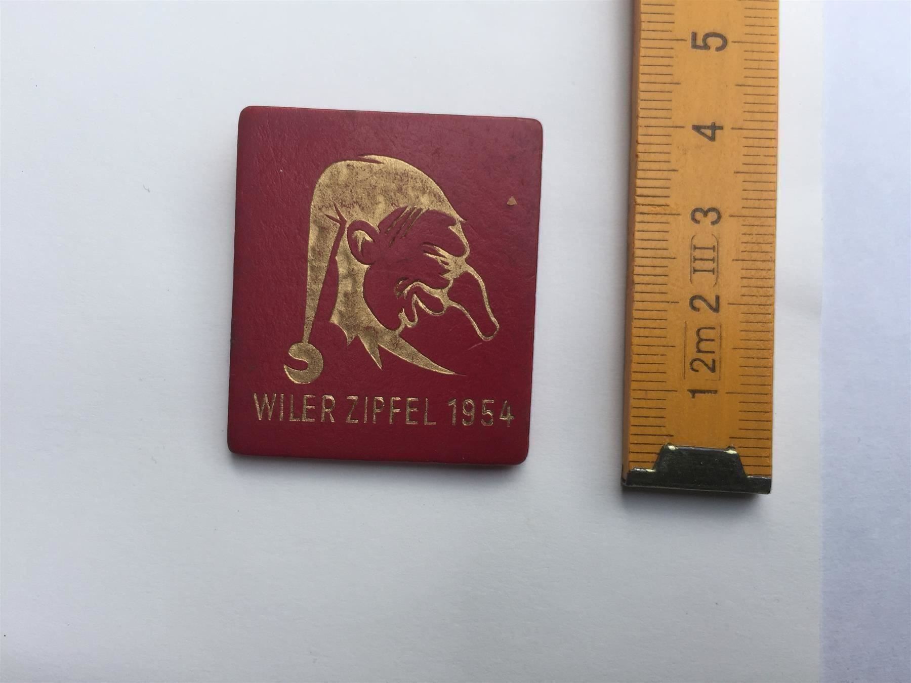 Placchette & Badge: Plakette Wiler Zipfel 1954 – Usato da Kriens venduto da Meier72 1