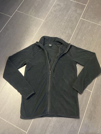 YFK Fleece Jacke, Gr. 146/152, Schwarz,
