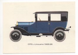 AUTO Opel Limousine 4/14 PS Baujahr 1925/26