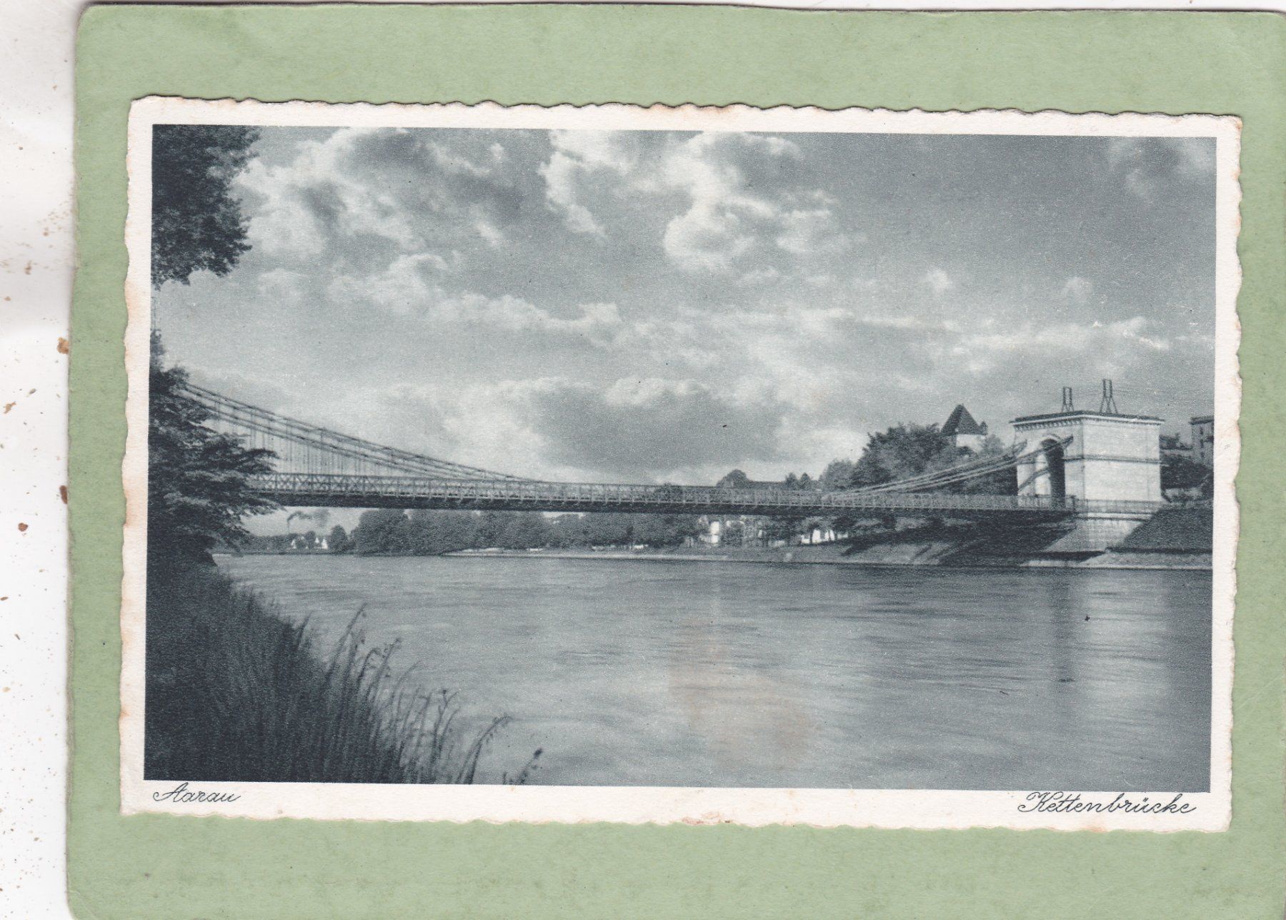 Cartoline postali: Aarau Kettenbrücke – Usato da Herisau venduto da Lisegrat2008