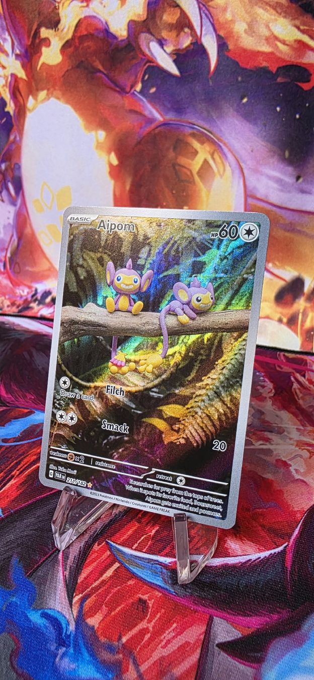 Pokémon Carte collezionabili: Aipom 211/182 Paradox Rift PAR – Nuovo (secondo la descrizione) da Frutigen venduto da Sinnohan_Zorua 1