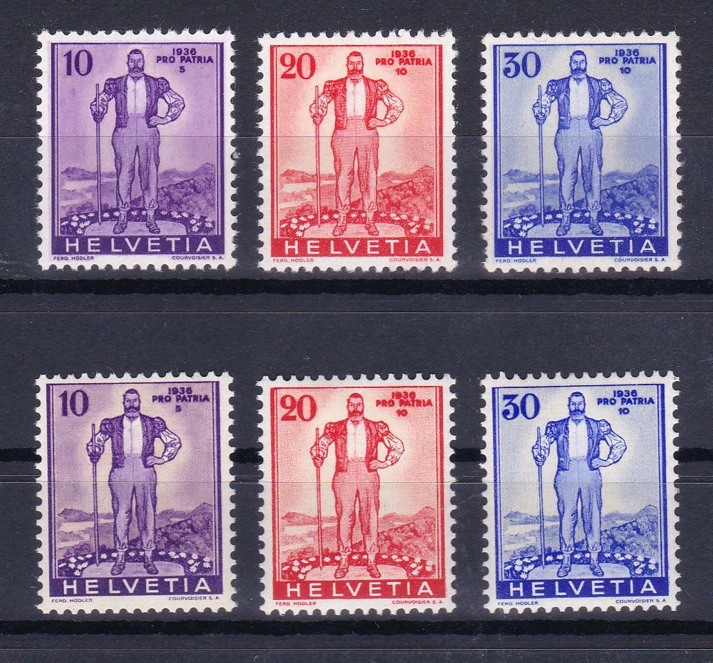 Tutti i francobolli: W2-5+W5-7 postfrisch, SBK 100.- – Usato da Wenslingen venduto da riger11