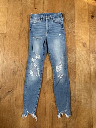 Coole H&M High Waist Super Skinny Jeans Grösse 36