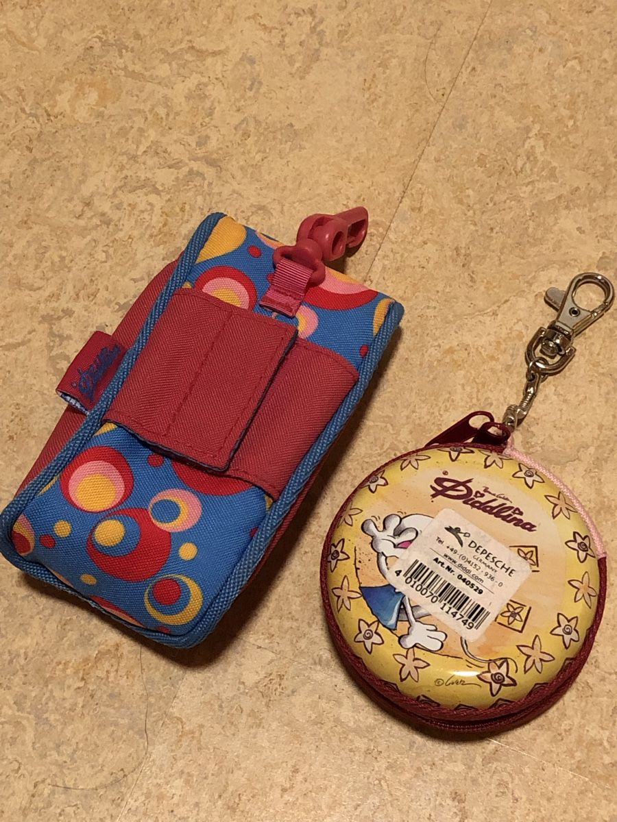 Taschen: Diddl Handytasche und Sammeldose, Vintage 2006 – Neu (gemäss Beschreibung) aus Brugg AG von Vintage_und_Allerlei 1