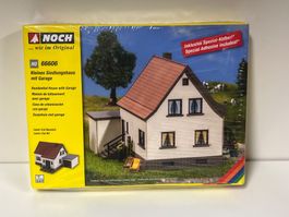 Noch 66606 Kleines Siedlungshaus mit Garage LASER CUT H0