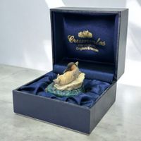 Boîte à bijoux Crummles pingouin peint à la main émail