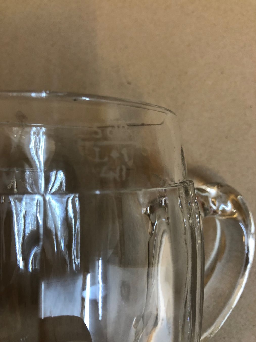 Bicchieri: Bierkrug / Rugeli 5dl Churer Bier 1948 – Usato da Gossau ZH venduto da peabo 3