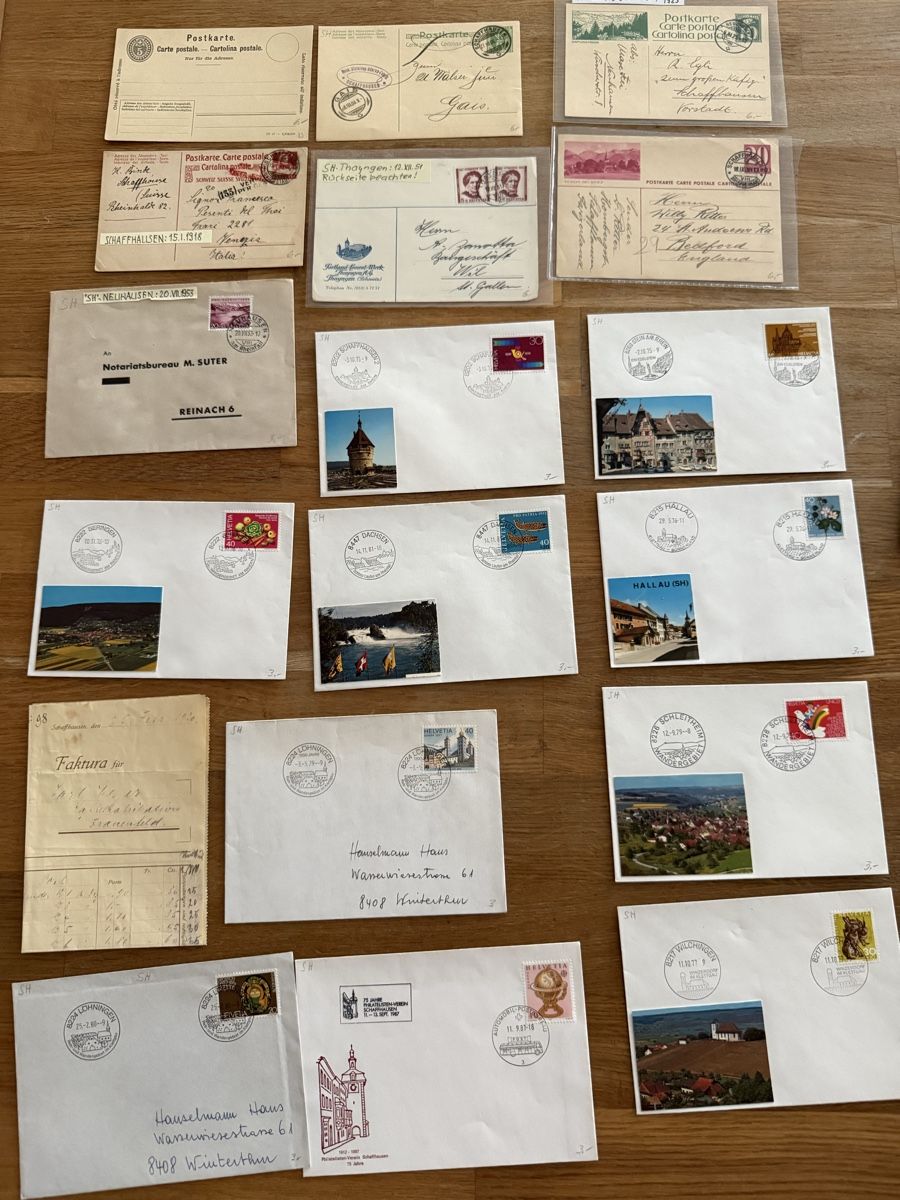 Cartes postales: Briefe und Postkarten Konvolut Schweiz Ansichtskarten – D'occasion à Goldach par Messerguru