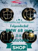 BMW Nabendeckel Radnaben Felgendeckel Radkappen 68 mm Neu