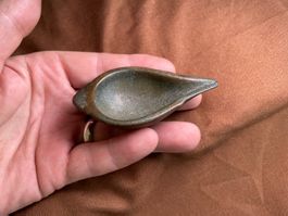 Ancienne petite lampe à huile du Népal
