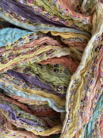 Damen Schal bunt Sommer Neuwertig
