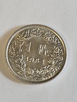 Pièce de monnaie argent  1 Fr 1964 très belle état