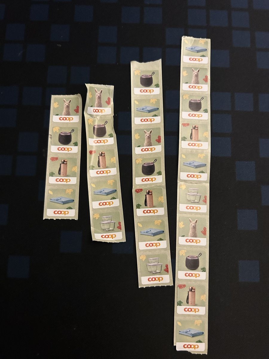 Coop Raccolte di bollini & punti: 26x Coop Kleberli Lama – Nuovo (secondo la descrizione) da Liebefeld venduto da Lev_Or