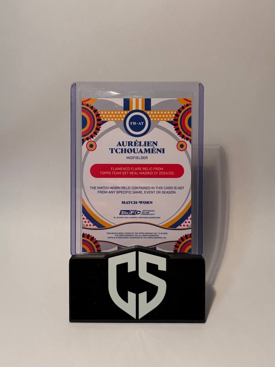 Topps Carte collezionabili: 2024 Topps Real Madrid TCHOUAMENI Patch /99 Match-worn – Usato da Oftringen venduto da collectsupply 1