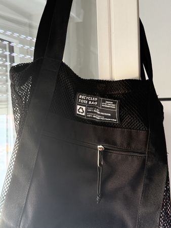 Sac fourre-tout Janesport noir recyclé taille unique