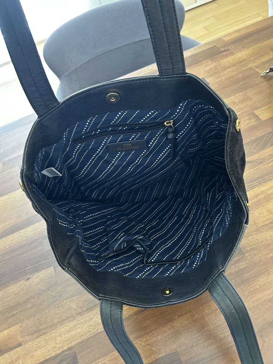 Becksöndergaard Borse da donna: Original BECKSÖNDERGAARD Leder-Shopper Handtasche Schwarz – Usato da Balsthal venduto da LaLiLu77 2