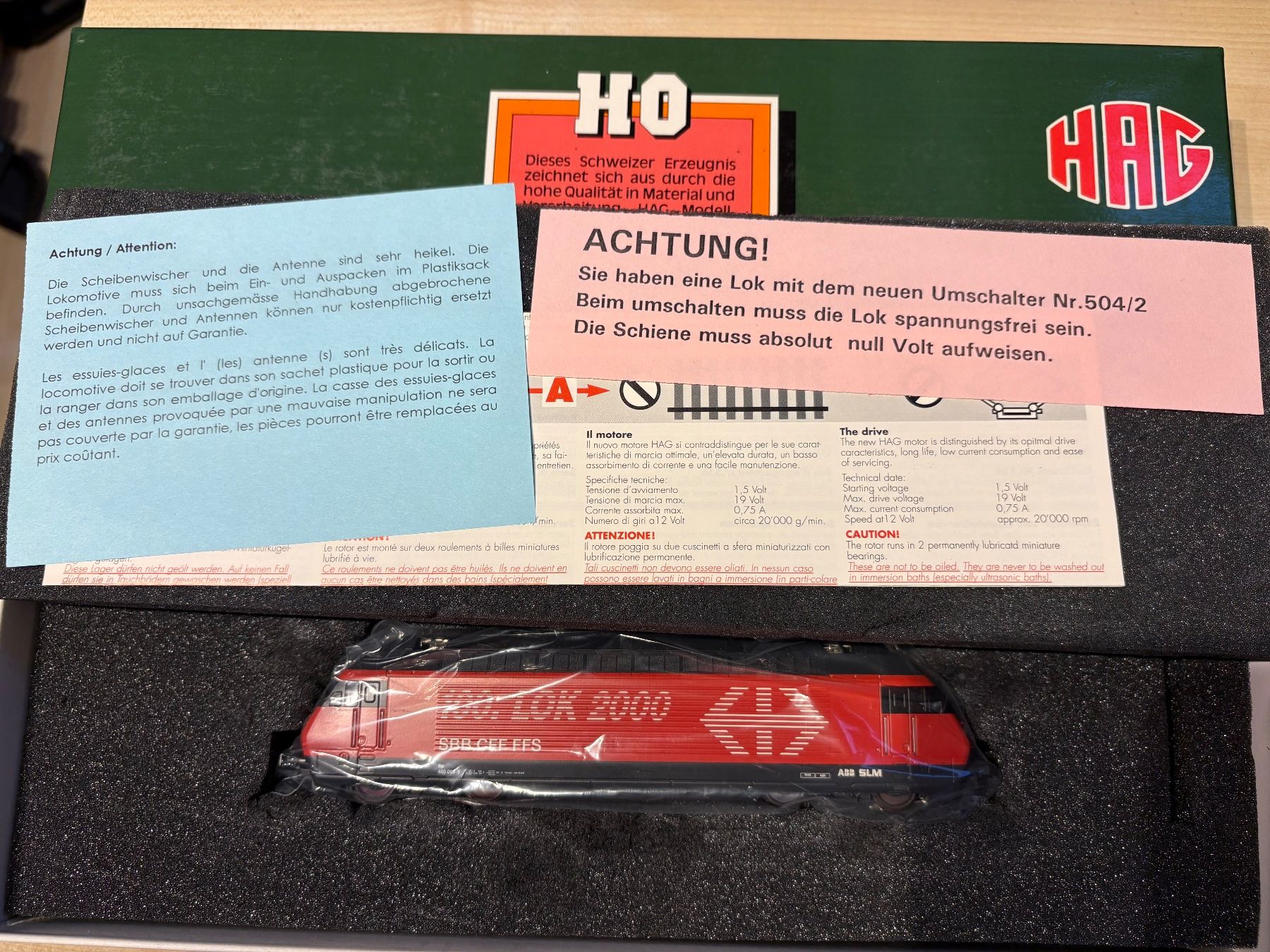 Hag Modelleisenbahnen: Hag 280  Re460  099 Bodensee – Neu und originalverpackt aus Corcelles Payerne von Pierre66 6