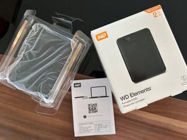 *NEU* WD Elements Portable HDD 2TB Festplatte OVP