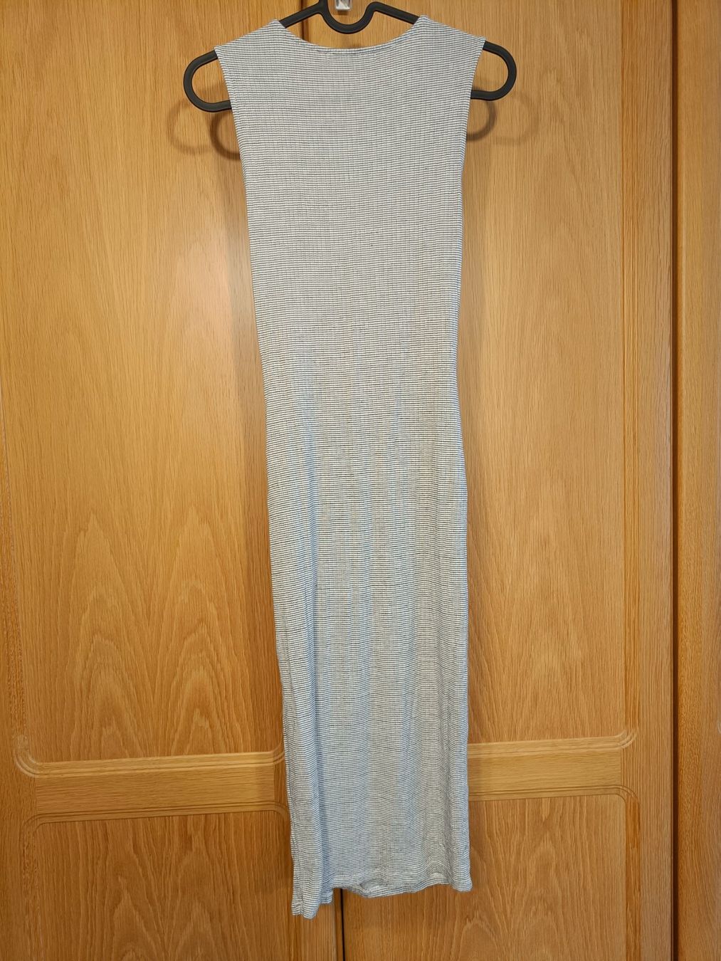 Kleider: Gestreiftes Midi Kleid Schwarz Weiss | Grösse M – Gebraucht aus Zürich von Atelier.Second 2