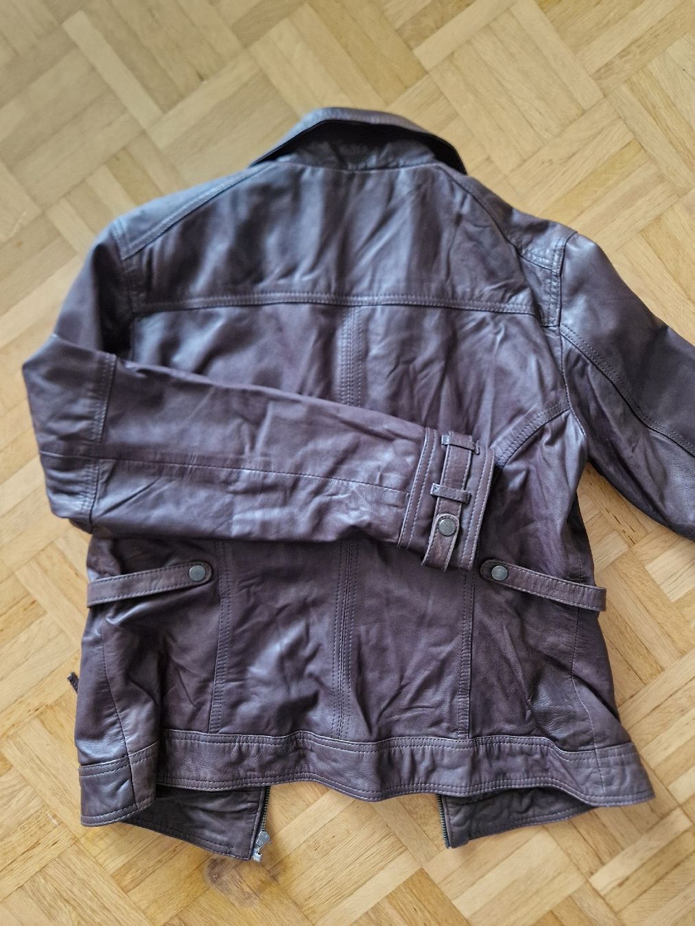 S.Oliver Giacche: Braune Echt Lederjacke S. Oliver Gr. 42 – Usato da Reinach BL venduto da Tinkerbelly27 7