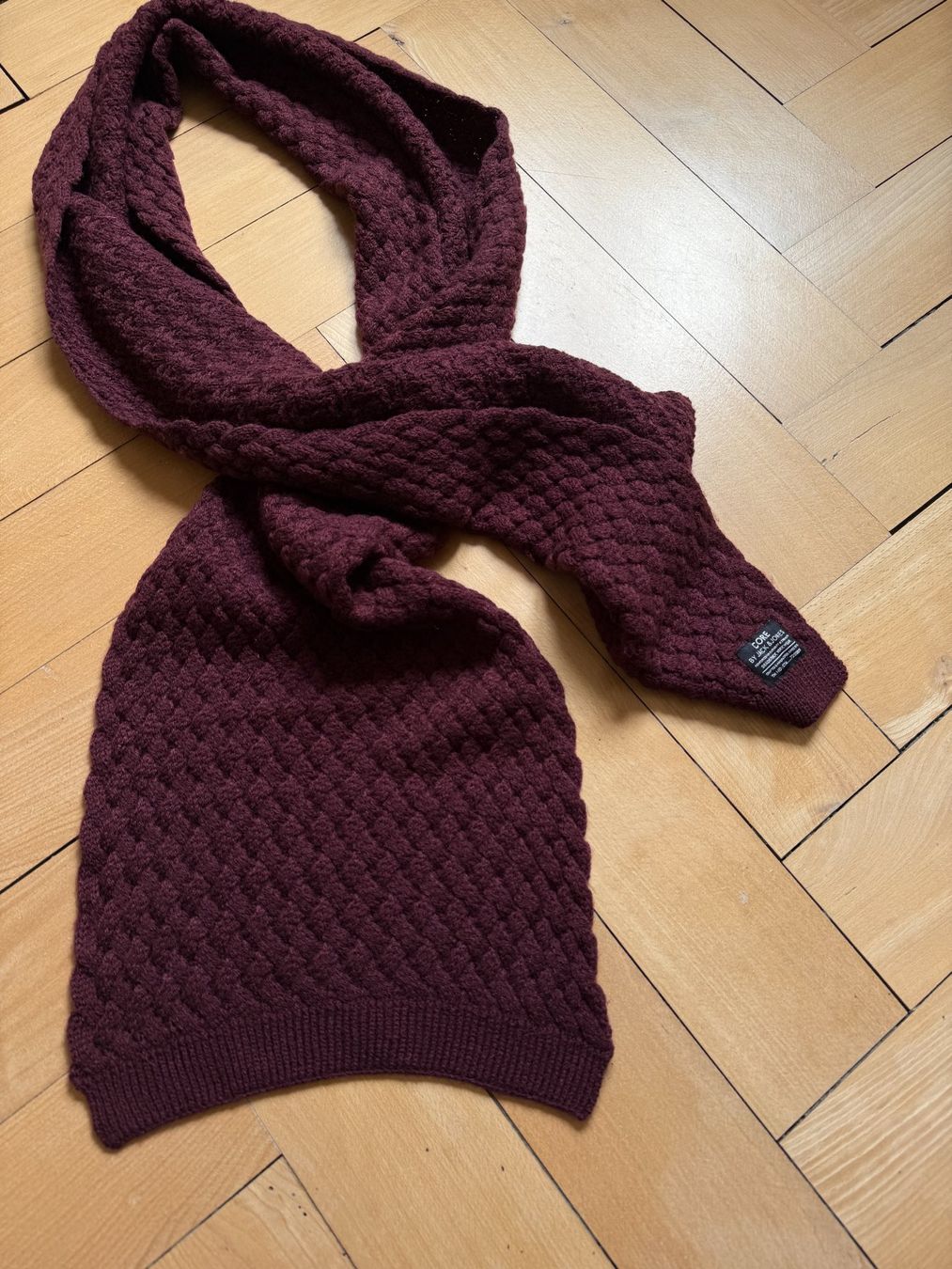 Foulards, Tücher & Schals: JACK & JONES - Strick Schal weinrot – Gebraucht aus Zürich von Diazaio 1
