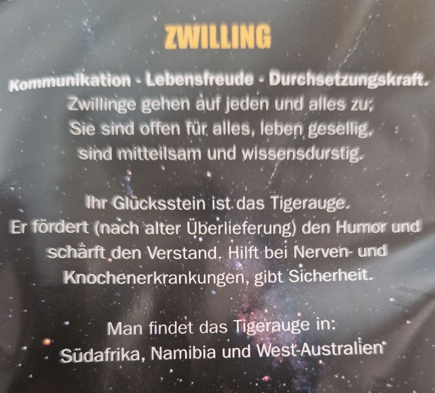 Pendentifs: Glückstein Zwilling – Neuf avec emballage d'origine à Graben par pen_mr7n 1