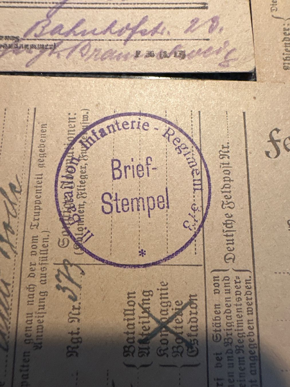 Ansichtskarten: Feldpostkarte – Gebraucht aus Morbio Inferiore von Ecod 1