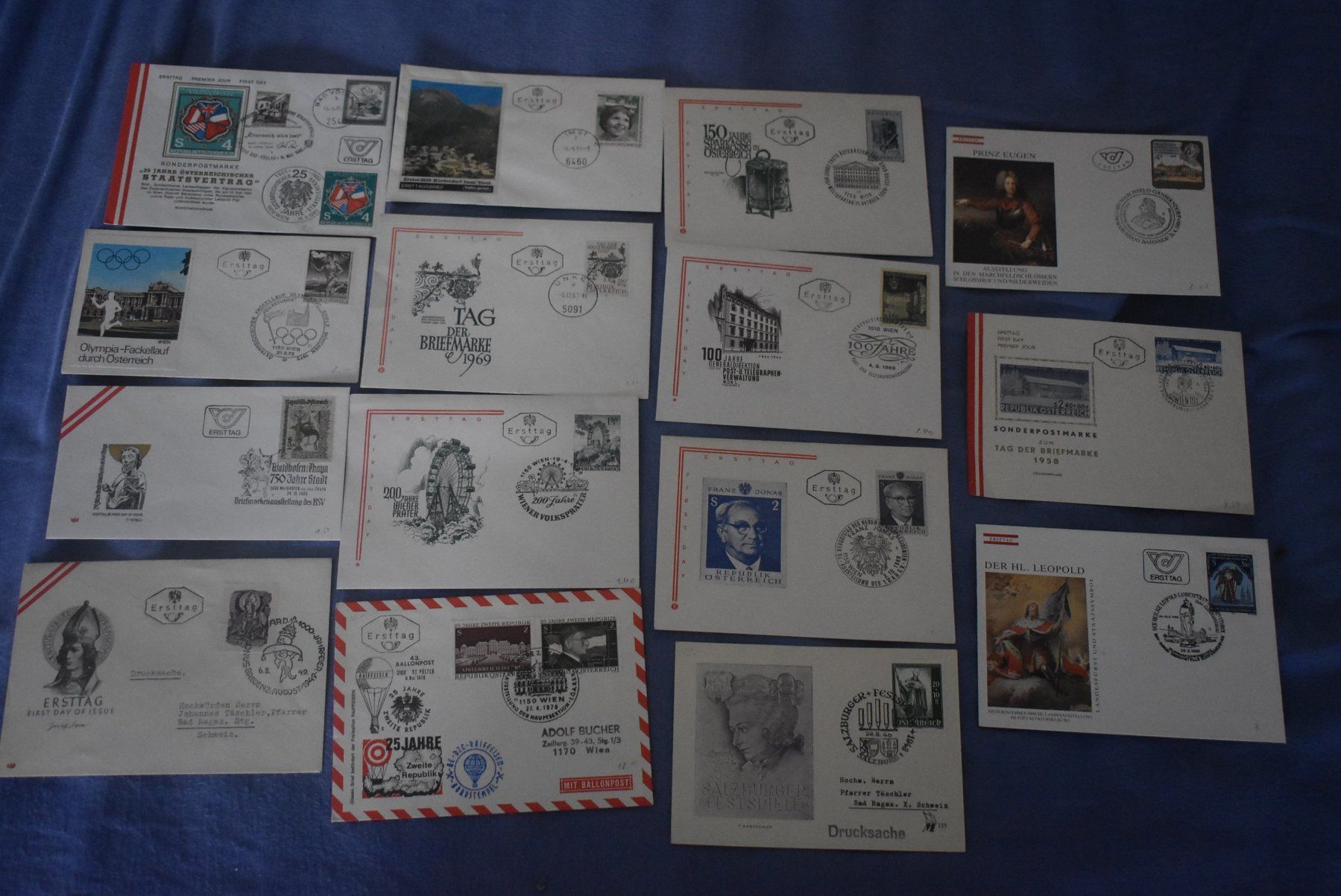 Alle Briefmarken: Ersttagesbriefe – Gebraucht aus Männedorf von chr_7kc9