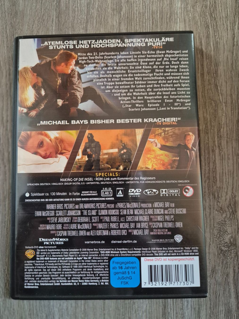 Tutti i DVDs: DVD "Die Insel" - Sci-Fi Action mit Ewan McGregor! – Usato da Solothurn venduto da Daniel_SO 1