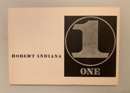 Rarität Einladungskarte 1966 ROBERT INDIANA  in Düsseldorf