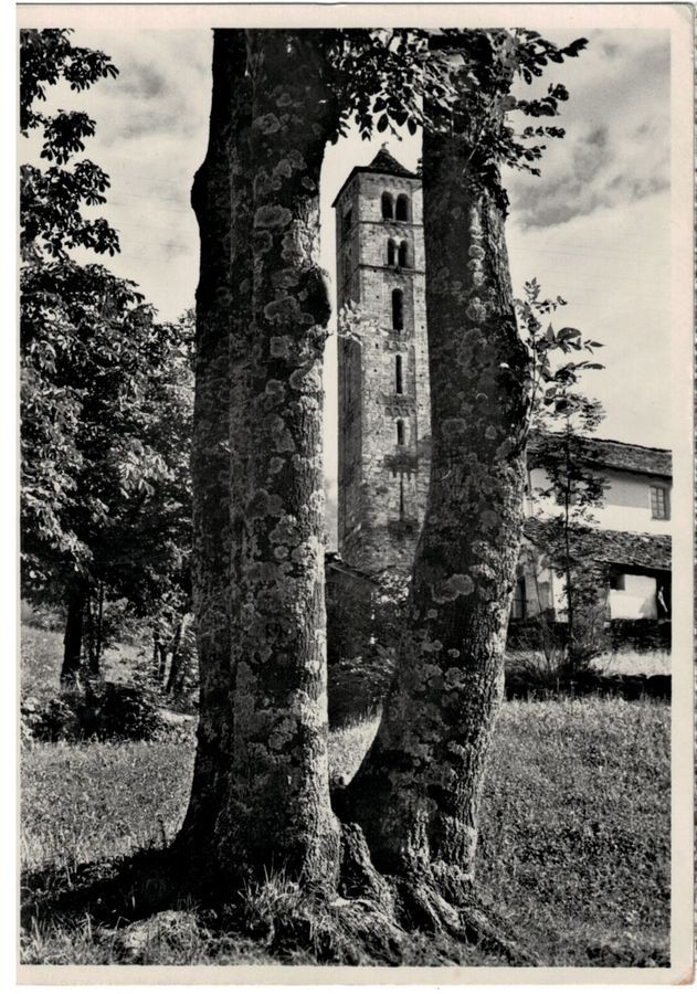 Cartoline postali: Prato-Leventina, Campanile, circolata verso 1965 – Usato da Frauenfeld venduto da POML
