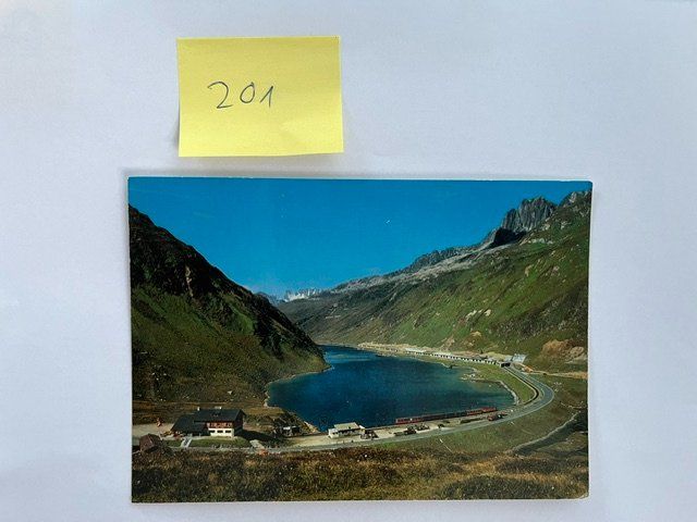 Ansichtskarten: Ansichtskarte Oberalppass 2044 m.ü.M. Plz Calmot – Gebraucht aus Niederwil AG von dahu75