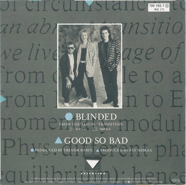 Dischi in vinile: Miles John Band: Blinded 7" – Usato da Steinhausen venduto da Vilivinili 1
