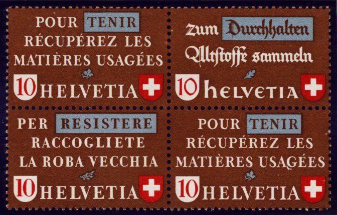 Alle Briefmarken: Nr 253III neuf ** (120.-) – Gebraucht aus Delémont von Silte