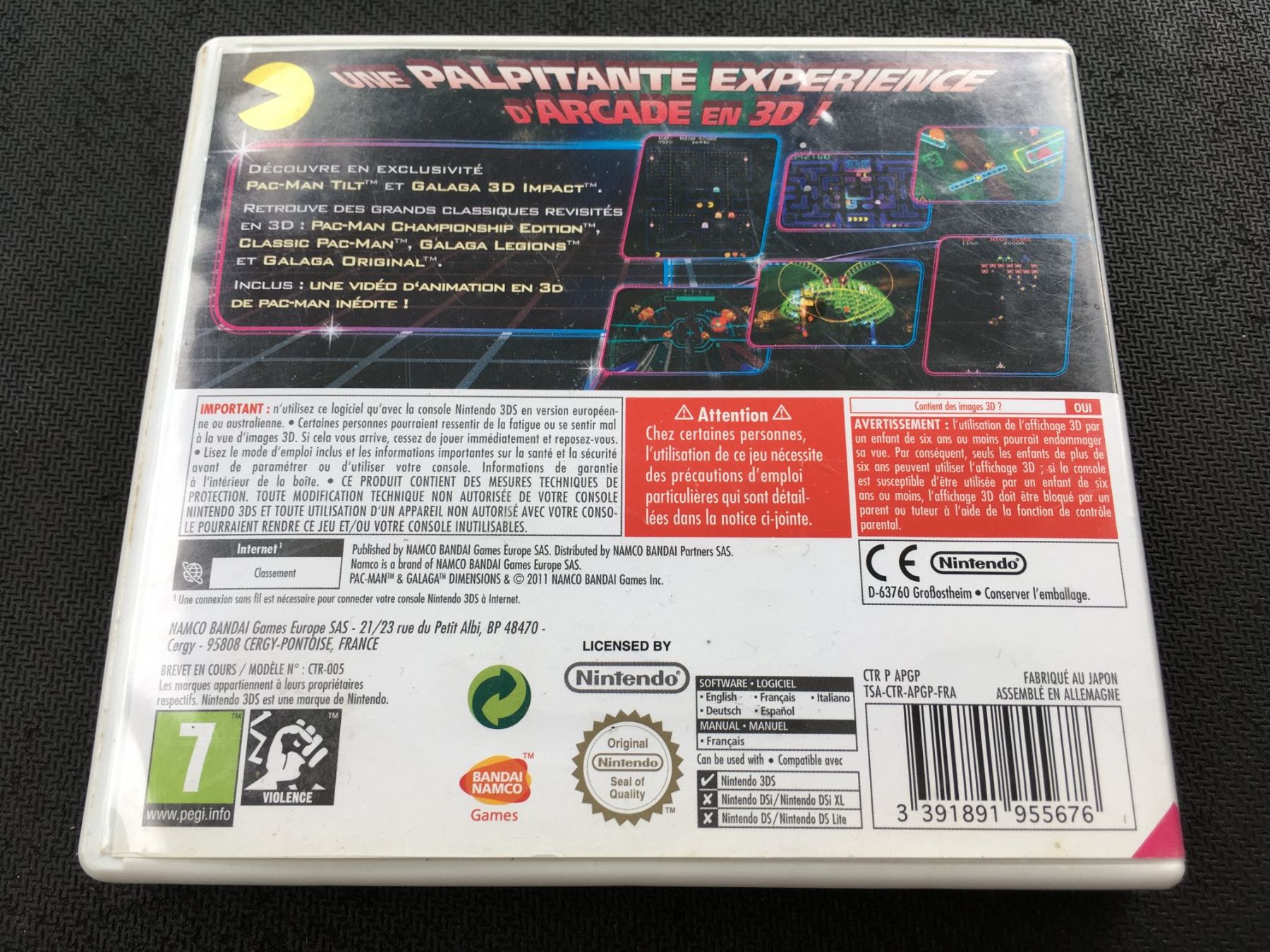 Nintendo Giochi: Pac-Man & Galaga Dimensions - Nintendo 3DS – Usato da St.Gallen venduto da sjosjo 1