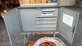 Baustromverteiler 250A + 50m Stromkabel – CEE Norm – voll fu