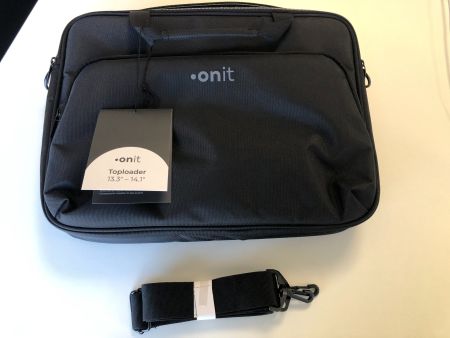 onit Toploader Schwarz 13.3"-14.1" Laptop-Tasche Aktentasche