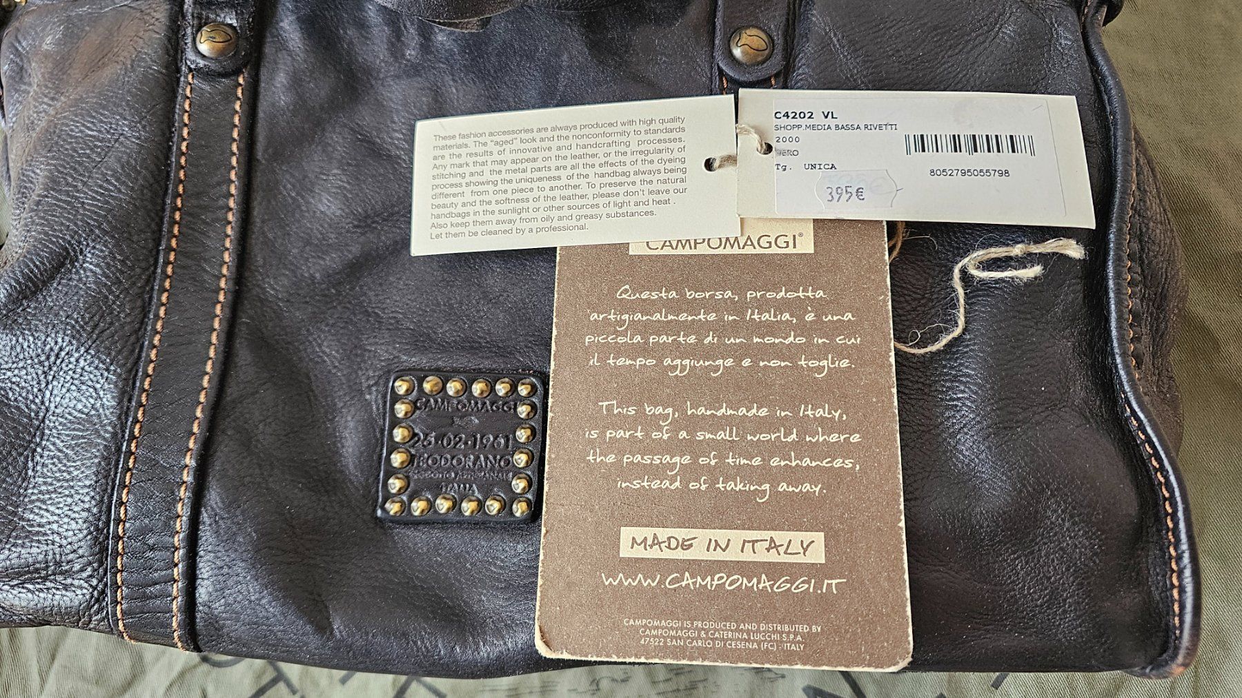 Campomaggi Borse da donna: Wenig gebrauchte Lederhandtasche CAMPOMAGGI – Usato da Sugiez venduto da Elyriah 3