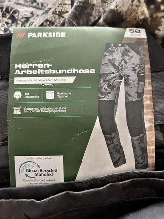 Parkside Herren Arbeitsbundhose Gr. 58