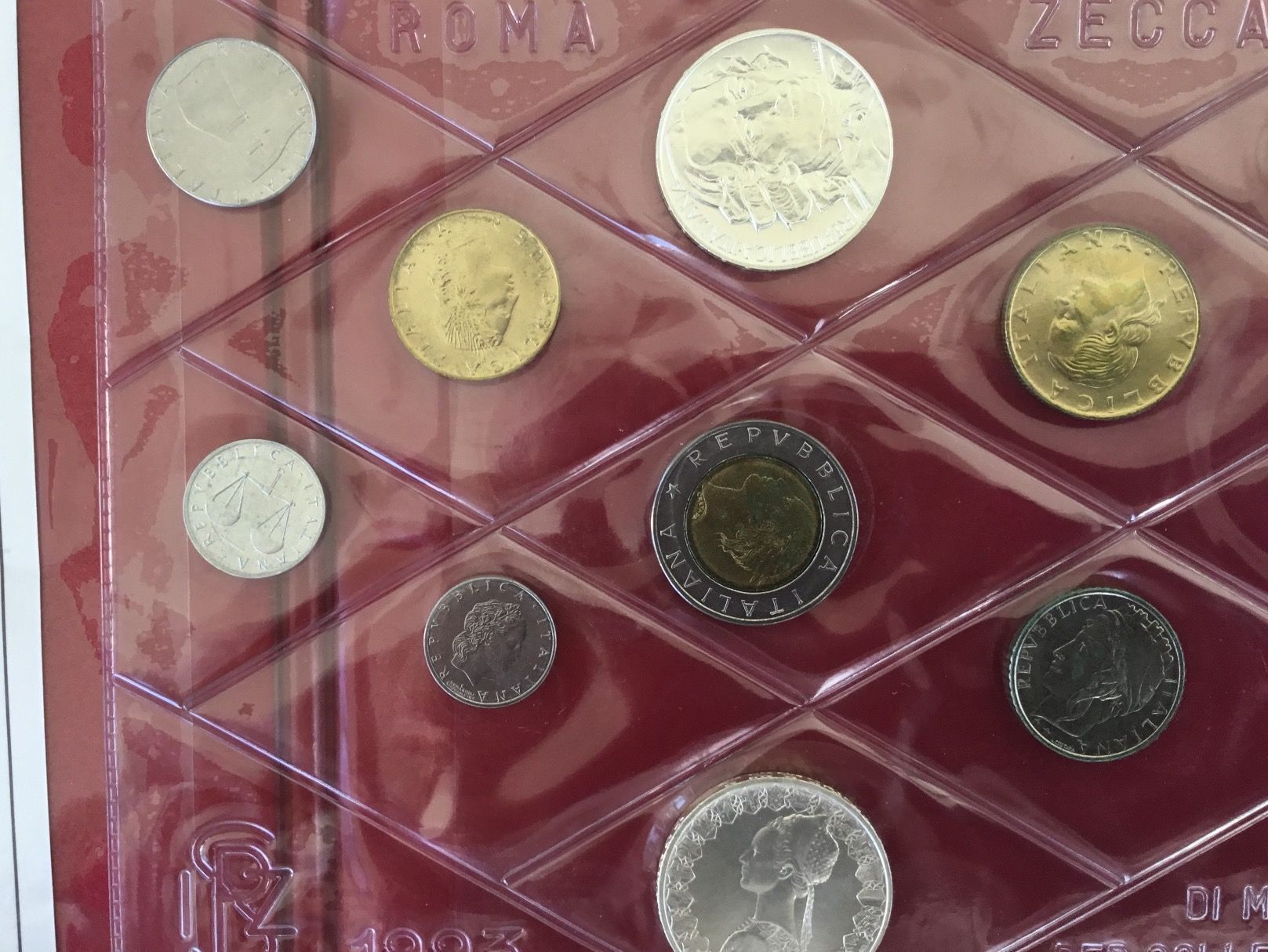 Tutti le monete: serie per collezionisti1993 mit 2xsilber – Nuovo e nell'imballaggio originale da St. Margrethen SG venduto da alfapeugeot10 1
