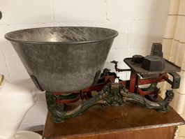Antike Waage, Gusseisen, Deko, Nostalgie, Brocante