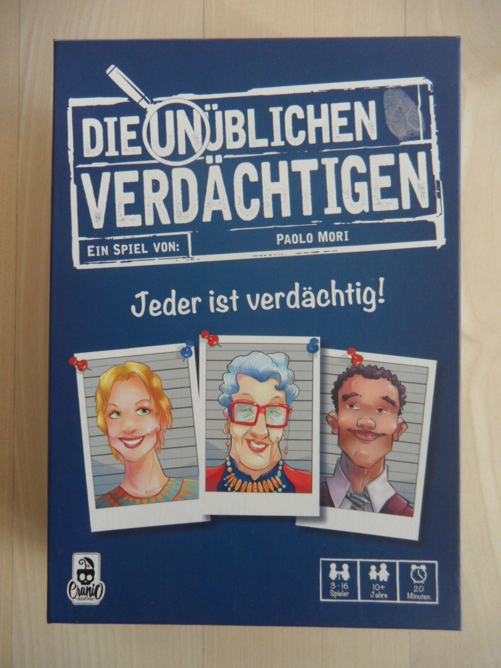 Giochi: Die unüblichen Verdächtigen - Cranio Asmodee - neuwertig – Usato da Bern venduto da Ono99