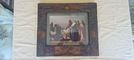 Religiöses Bild in Original Rahmen 