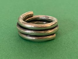 Silberring SPIRALEN MUSTER