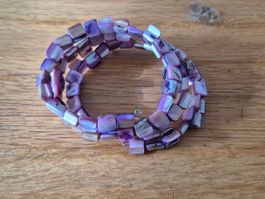 MODESCHMUCK, Spezieller Armreif mit Muschelperlen