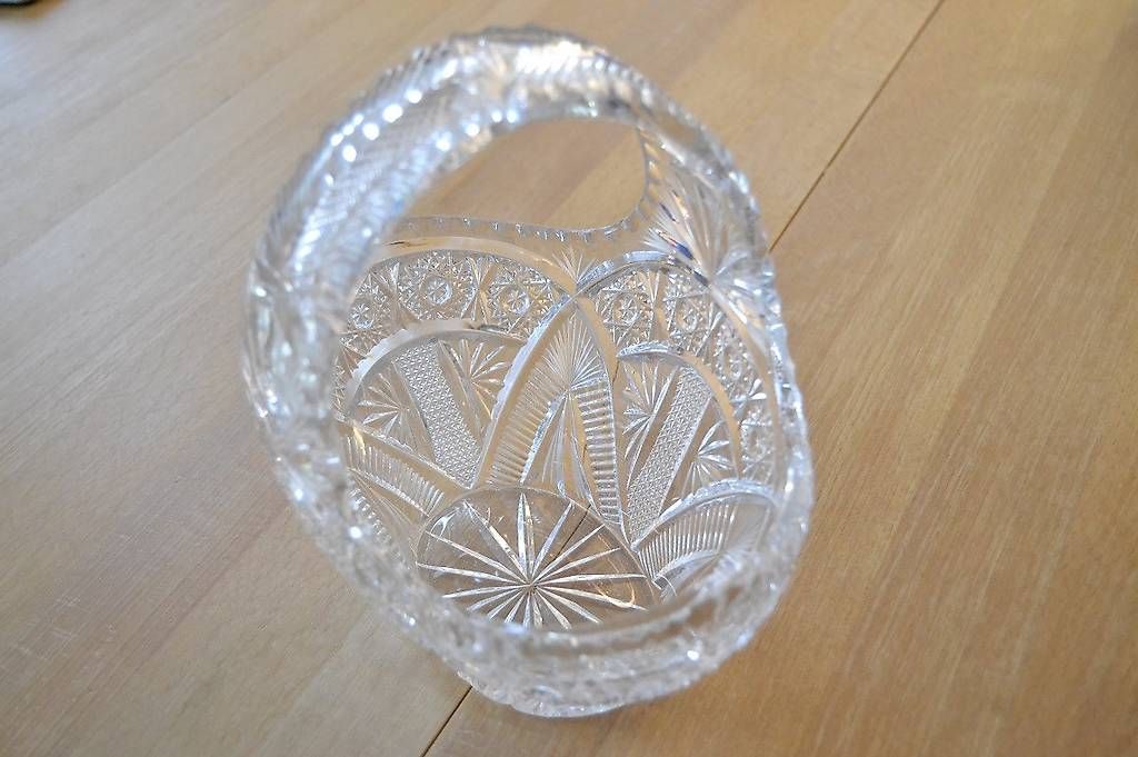 Gläser: Brusemi Samobor Kristall Glas Korbschale – Gebraucht aus Gossau ZH von sta_fjx8 2