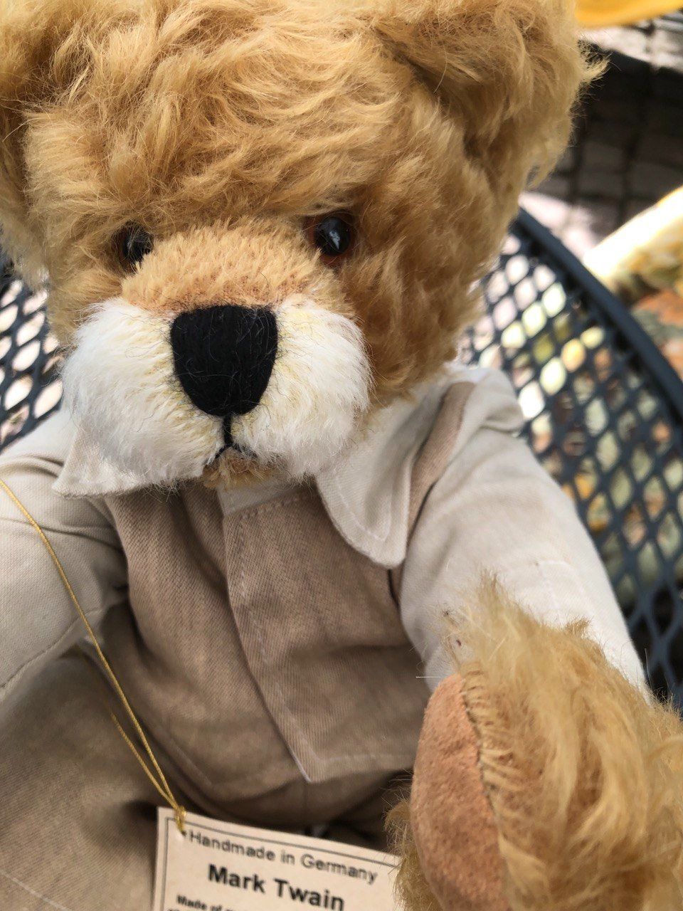 Spielzeuge: Teddybär Mark Twain Nr. 070 handmade Germany, unbespielt – Neu (gemäss Beschreibung) aus Speicher von Ramtha1 5